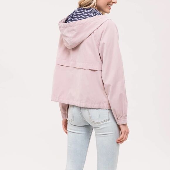 Plus Size Pink Hooded Jacket Size 2X - Picture 2 of 5